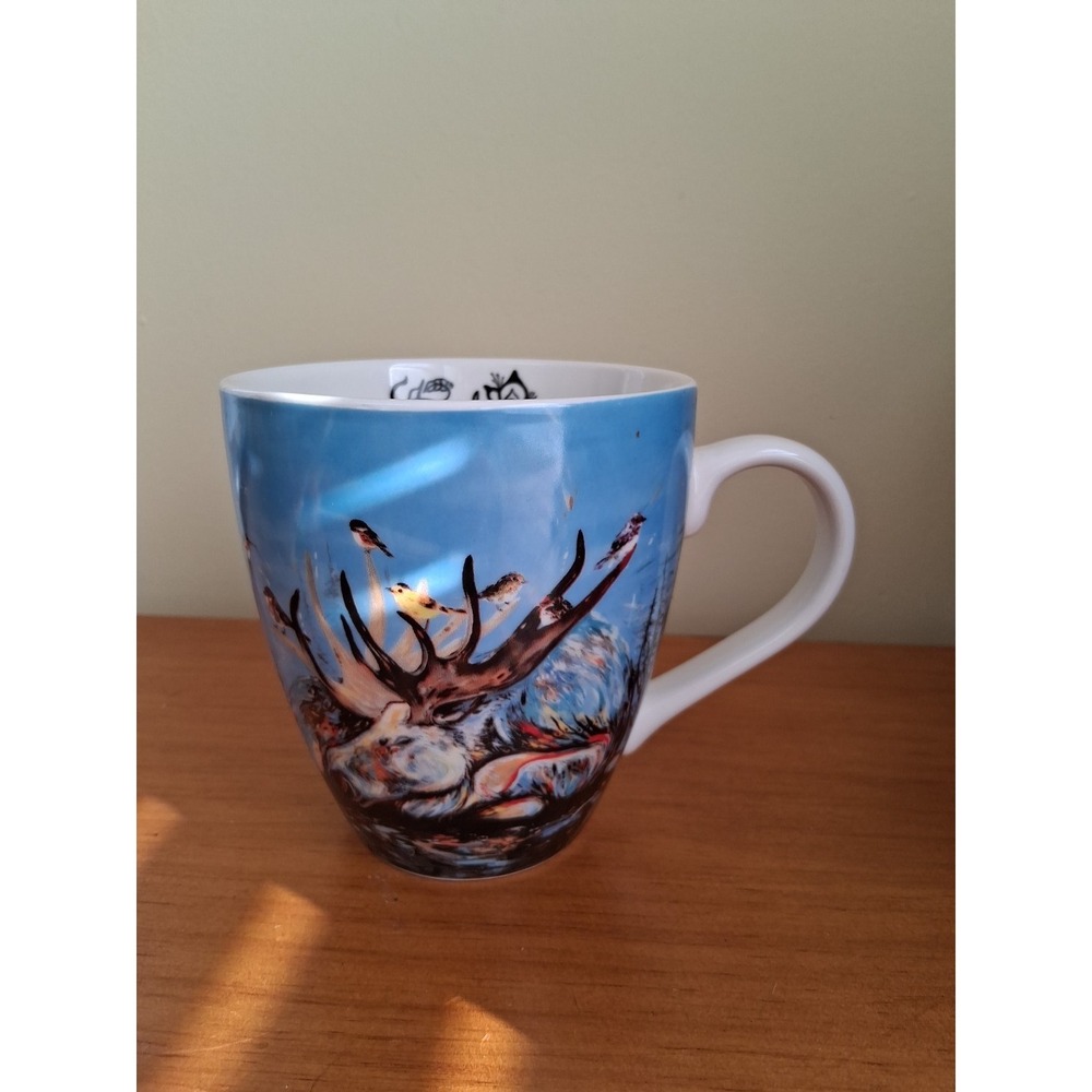 Sweet Dreams" 18 oz fine china mug featuring artwork by Métis/Cree artist Carla